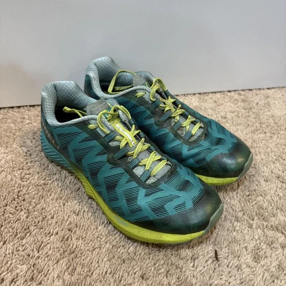 Merrell Agility Synthesis Flex Shoes Womens Size 8.5 Teal Green Trail Running - Picture 6 of 9